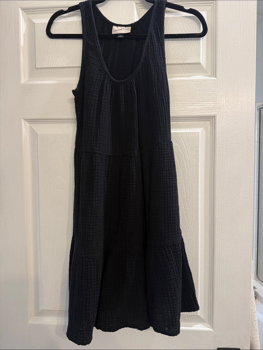 Black Tiered Tank Dress - universal threads